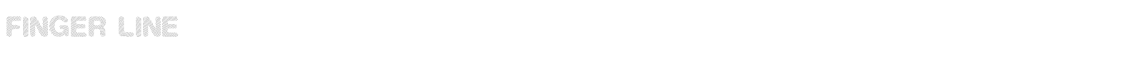 Finger Line font preview